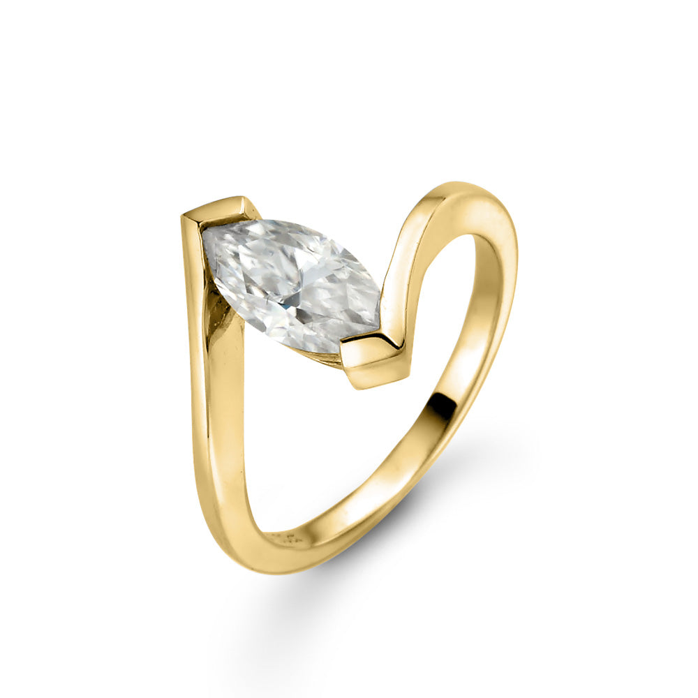 Elysian Arc Ring Gold